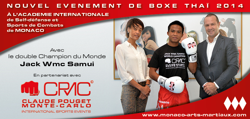 Le double champion du monde Jack WMC Samui, nouveau “prof” de Boxe Thaï
